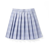Korean Plaid Pleated Jk Uniform Japanese School Preppy A Line Mini Skirts