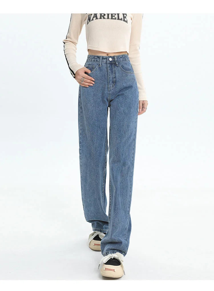 New High Waisted Slim Jeans Trendy Pants