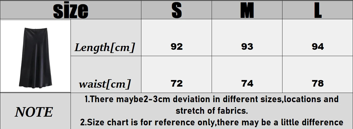 Spring Women's Satin Bow-Decorated High-Waist A-Line Long Skirt