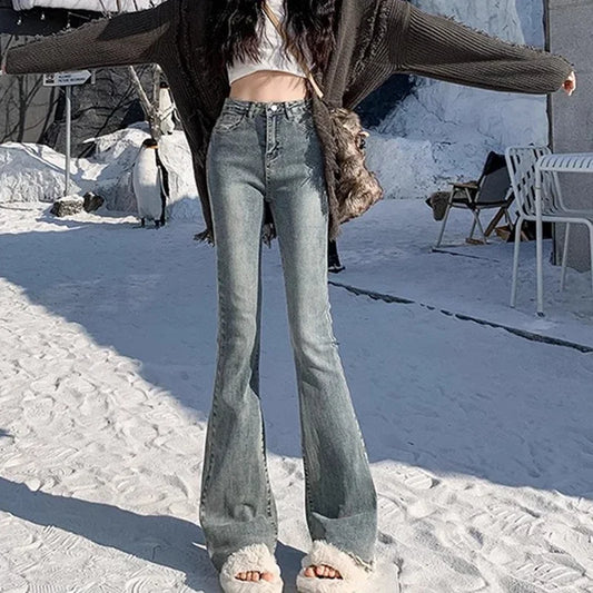 High Waist Vintage Flare Jeans