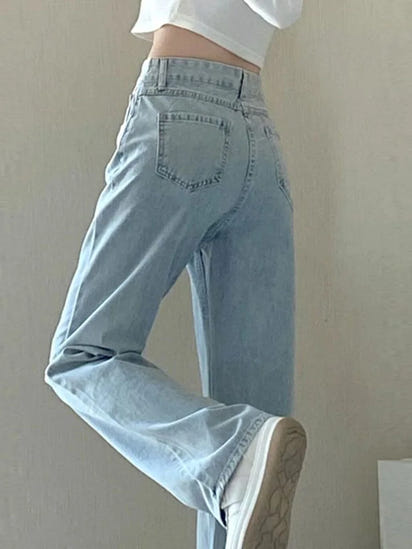 New High Waisted Slim Jeans Trendy Pants
