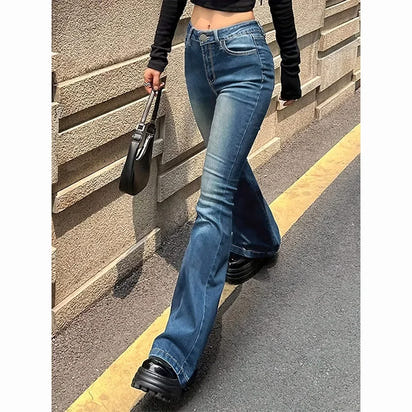 High Waist Flared Jeans