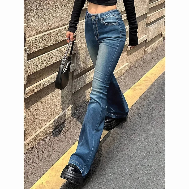 High Waist Flared Jeans
