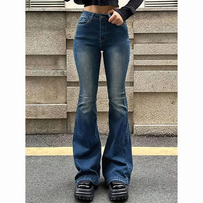 High Waist Flared Jeans