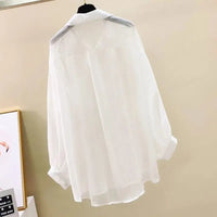 Elegant Perspective Thin Chiffon Cardigan