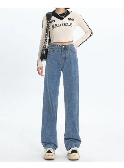 New High Waisted Slim Jeans Trendy Pants