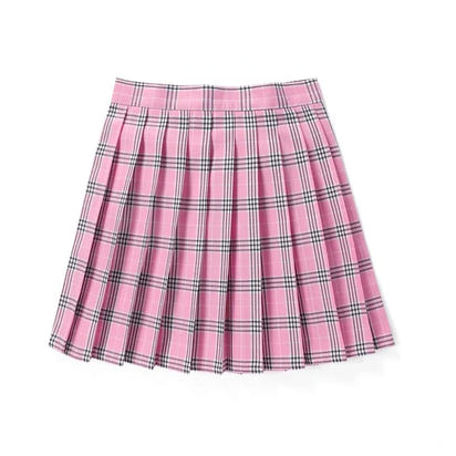 Korean Plaid Pleated Jk Uniform Japanese School Preppy A Line Mini Skirts