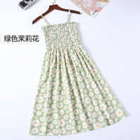 Mini Dresses Female Elastic High Waist Casual Spaghetti Strap Sleeveless