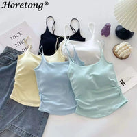 Adjustable Sleeveless Tops Sexy Sweet Slim Elastic Top