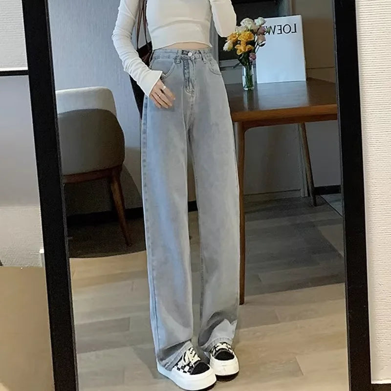 New High Waisted Slim Jeans Trendy Pants