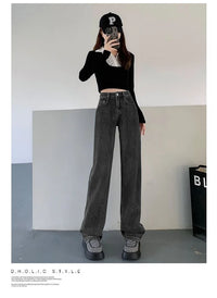 New High Waisted Slim Jeans Trendy Pants