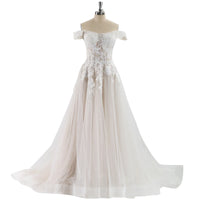 Luxury Off Shoulder Lace Wedding Dresses
