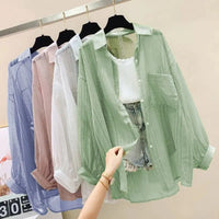 Elegant Perspective Thin Chiffon Cardigan