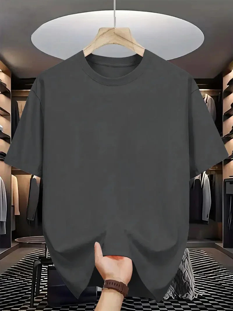 Oversize T-Shirt Unisex Solid Color Tee Top Breathable