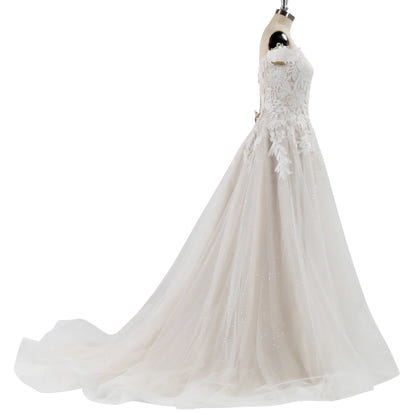 Luxury Off Shoulder Lace Wedding Dresses