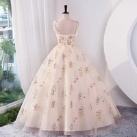 Luxury Floral Embroidery Long Prom Evening Wedding Shooting Dresses