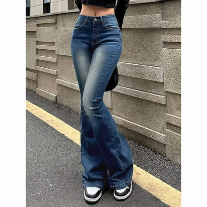 High Waist Flared Jeans