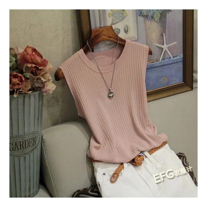 Summer Sleeveless Blouse Women Tops