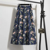 Chiffon Women skirts Casual Floral Printed