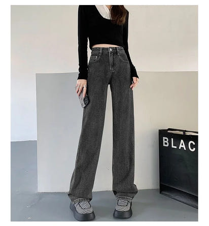 New High Waisted Slim Jeans Trendy Pants