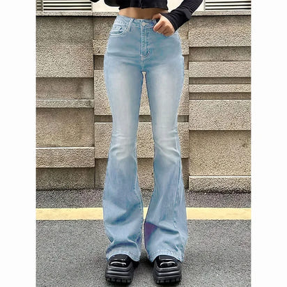 High Waist Flared Jeans
