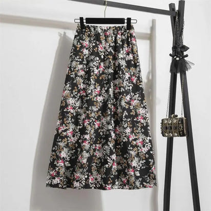 Chiffon Women skirts Casual Floral Printed